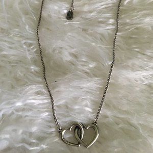 COPY - James Avery Double Linked Heart Necklace